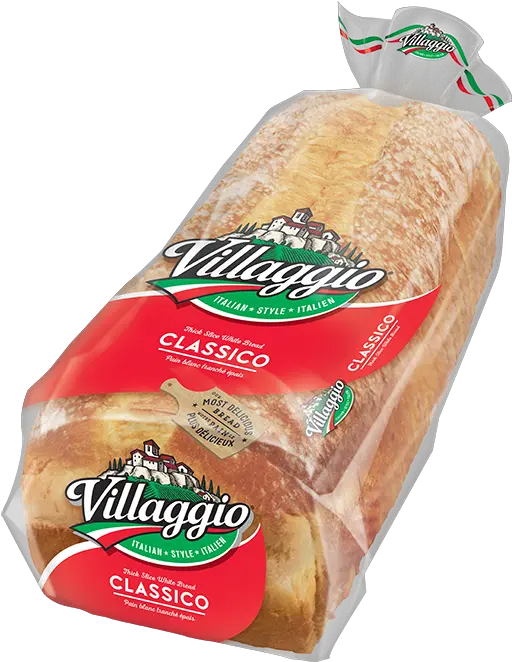 Villaggio Original Thick Sliced Italian Style White Bread Villaggio Bread Png Bread Slice Png