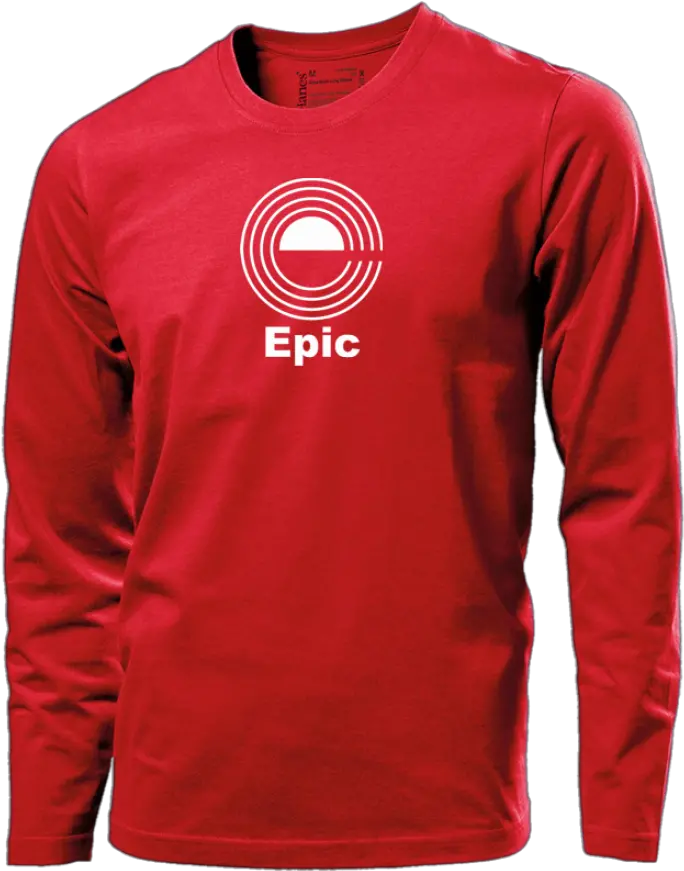 Epic Records 1970s Logo Longsleeve T Png