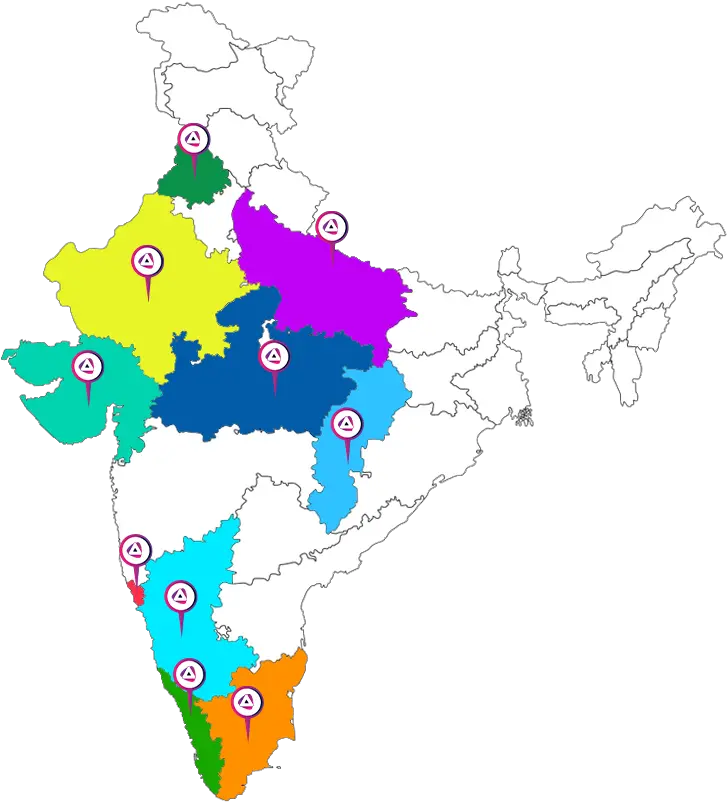 Contact To No1 Leading Wood Coatings Automotive Refinish All State Of India Name Them Png India Map Icon