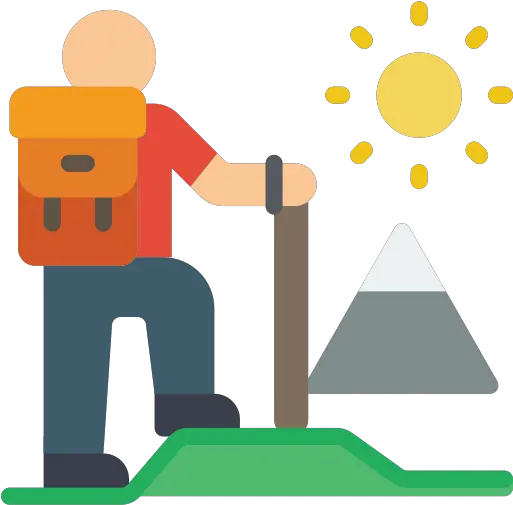 Home Olde World Tours Kneeling Png Hiking Icon