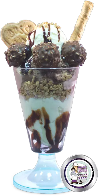 Ferrero Rocher Ice Cream Sundae Png Ferrero Rocher Milkshake Png Ice Cream Sundae Png
