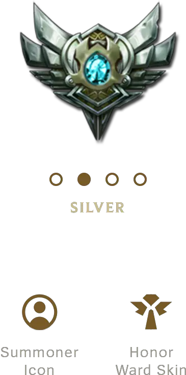 Download Silver Rewards For Season Lol League Of Legends Elo League Of Legends Silver 5 Png Lol Logo Png