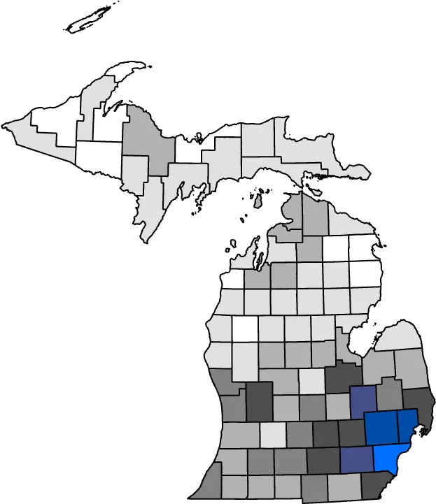 Filecovid 19 Cases In Mi As Of April 10png Wikimedia Commons Michigan Covid 19 Map April Png