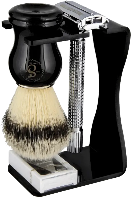Classic Shaving Kit Suavecito Hair Pomade Barber Products Premium Classic Shaving Kit Png Razor Icon 1