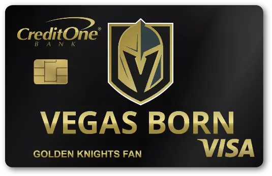 Vegas Golden Knights Credit Card Credit One Vegas Golden Knights Card Png Vegas Golden Knights Logo Png