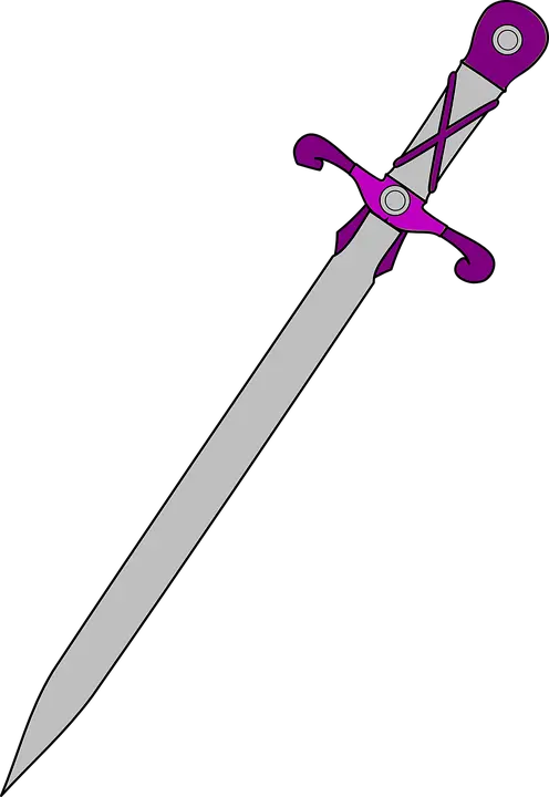 Download Sword And Shield Png Purple Sword Png Png Image Gacha Life Props Sword Png Sword And Shield Png