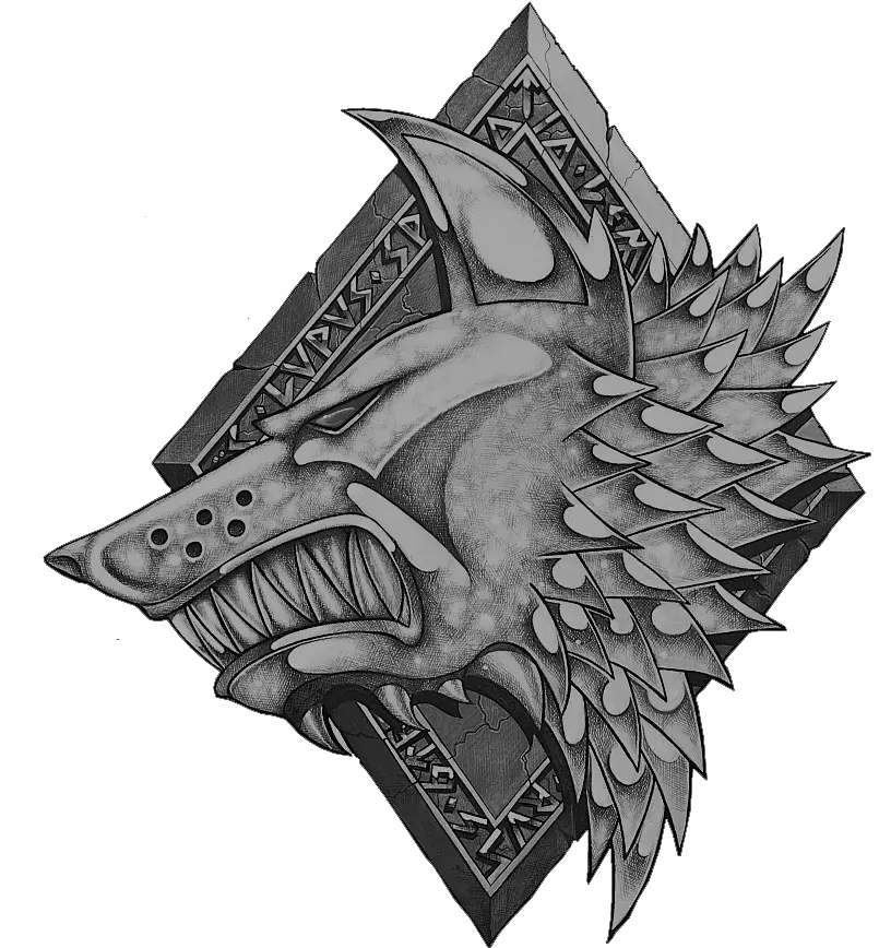 Download Warhammer 40k Space Wolves Logo Hd Png Warhammer 40k Space Wolves Logo Wolves Logo