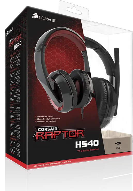 Download Gaming Headset Png Image With No Background Corsair Raptor Hs30 Gaming Headset Png