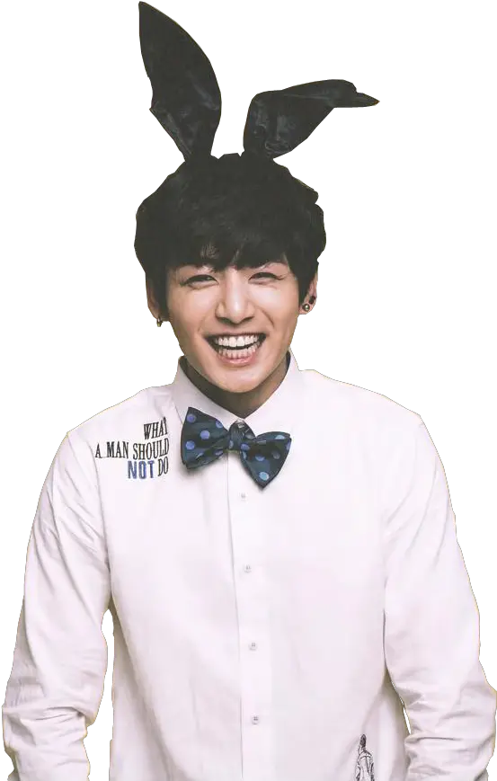 Bts Jungkook Png Images Free Transparent U2013 Jungkook Bts With Bunny Ears Jungkook Transparent