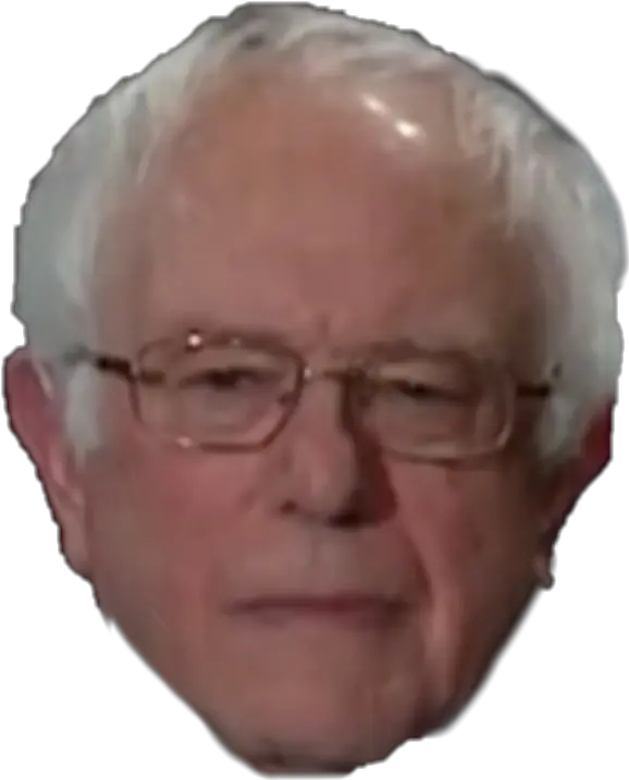 Berniesanders Bernie Sticker Bernie Sanders Head Png Bernie Sanders Transparent Background