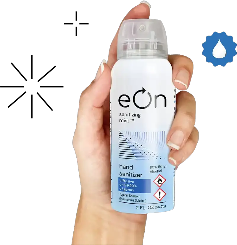 Eon Sanitizing Mist Company In Motion Makes A Continuous Spray Eon Sanitizing Mist Covid Png Spray Mist Png