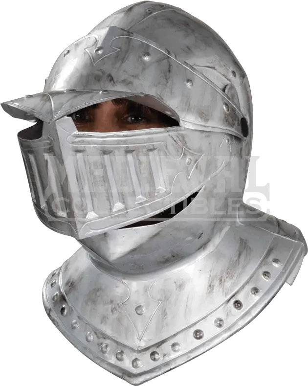 Download Hd Classic Knight Costume Helmet Knight Helmet Middle Ages Knight Helmet Png Knight Helmet Png