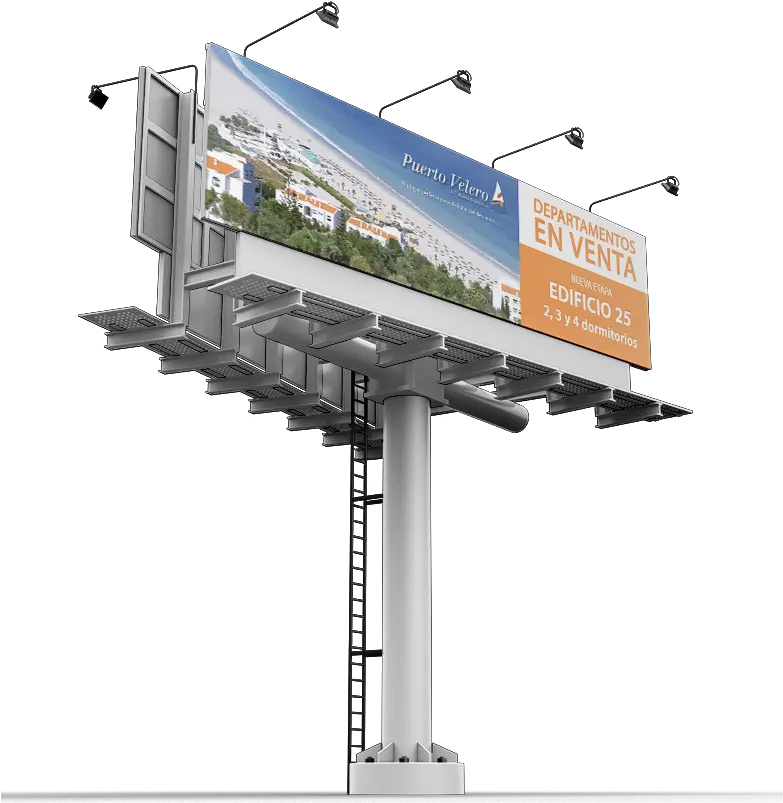 Billboard Png Jg Puerto Velero Billboard Mockup 3d Coworking Space Hoarding Ads Billboard Png