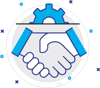 Lms For Training Companies Open Illustration Png Shake Hands Icon