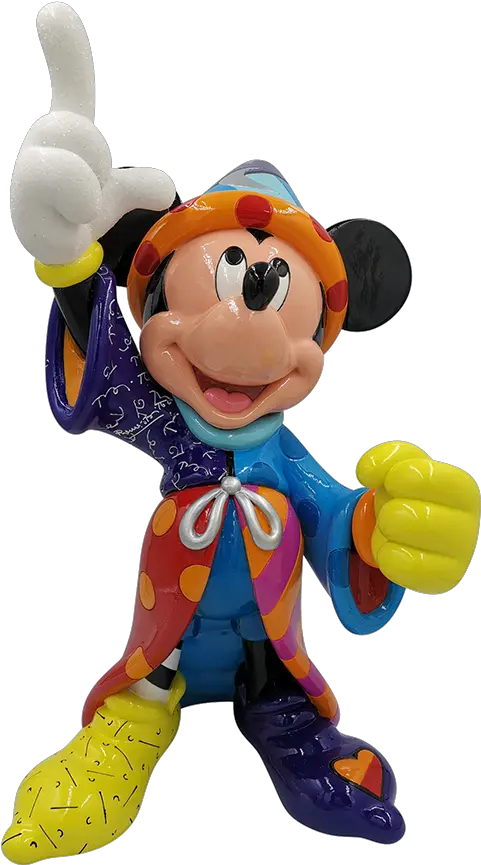 Sorcerer Mickey 15 Big Figurine By Enesco Disney Britto Sorcerer Mickey Png Disney Mickey Mouse Icon Serving Set