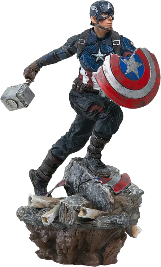 Avengers 4 Endgame Captain America Deluxe 110th Scale Antioquia La Mas Educada Png Captain America Transparent