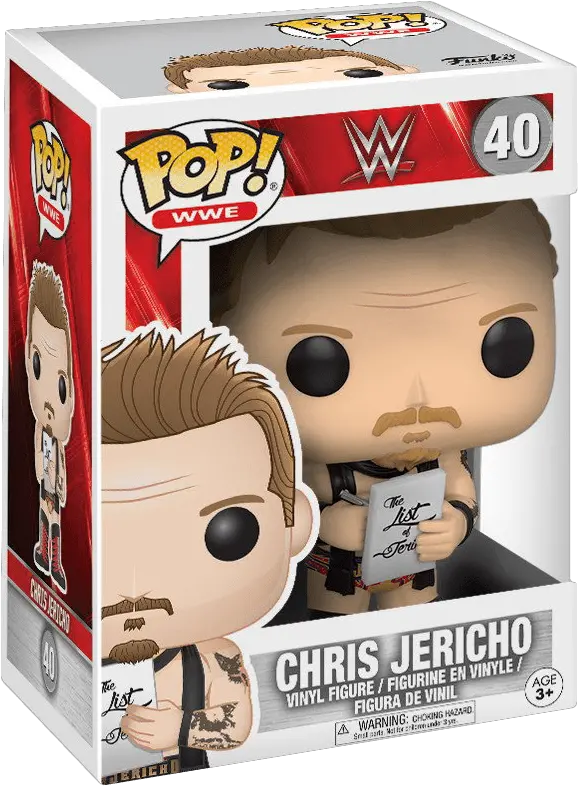 Funko Pop Wwe Chris Jericho Vinyl Figure New Chris Jericho Pop Figure Png Chris Jericho Png