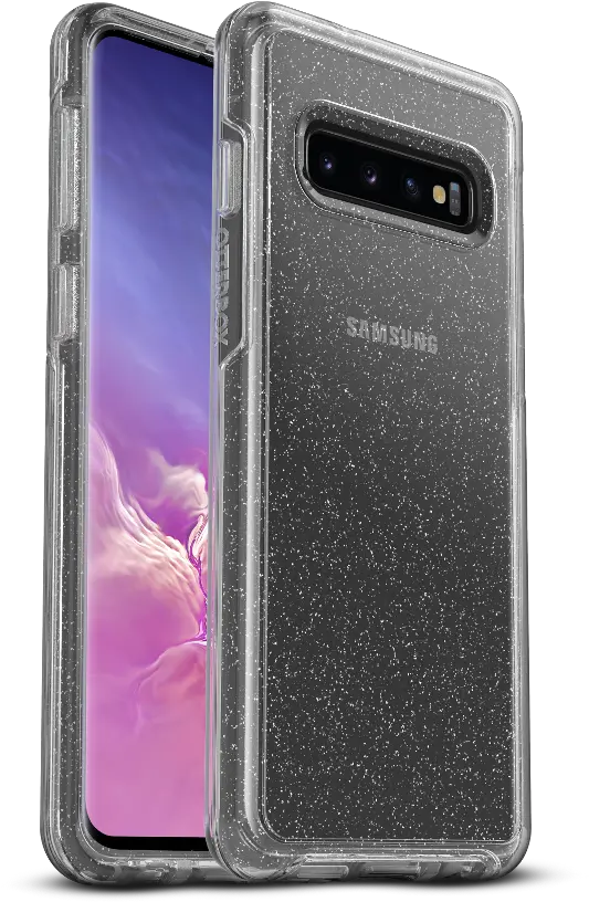 Otterbox Symmetry Clear Cover For Galaxy S10 Star Dust Otterbox Symmetry Clear S10 Plus Png Dust Transparent