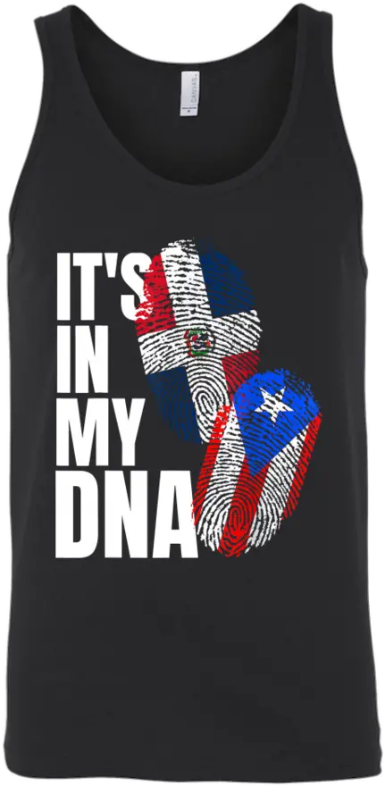 Dominican And Puerto Rican Dna Heritage Flag Gift T Shirt Puerto Rican And Dominican Png Dominican Flag Png