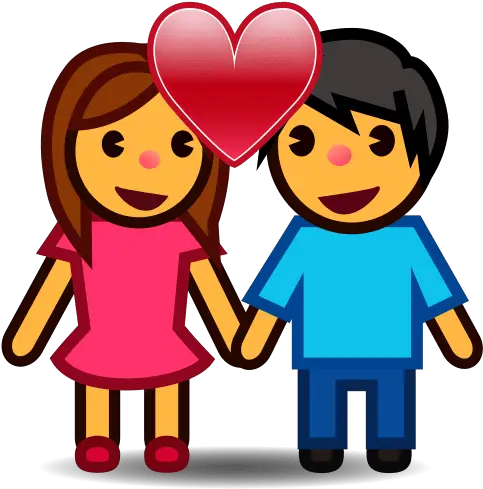Man And Woman Holding Hands Id 12350 Emojicouk Couple Emoji Png Holding Hands Png