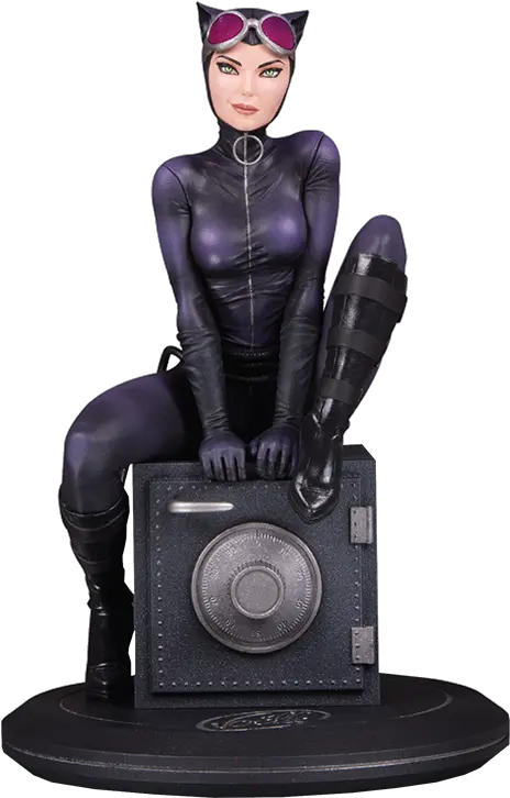 Download Sideshowtoy Dc Comics Catwoman Statue Dc Cover Girls Batgirl By Frank Cho Png Catwoman Png