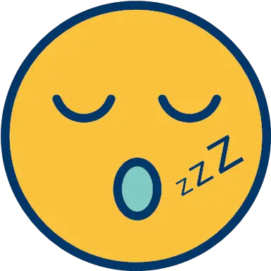 Face Sleep Smiley Icon Png