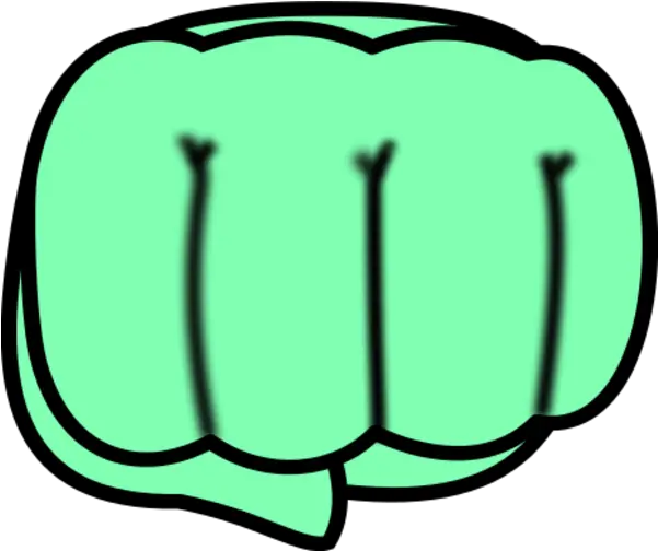 Chibi Fist Vector Clip Art Green Fist Bump Transparent Fist Clipart Png Fist Transparent
