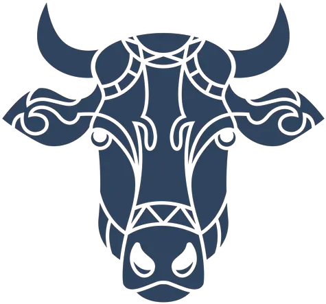Mandala Cow Head Blue Mandala Animal Vector Png Cow Head Png