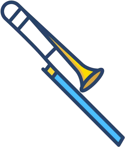 Trombone Icon From Music Instruments Pack Style Linear Trombone Icon Png Music Instrument Icon