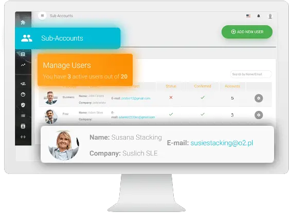 Sub Accounts At Livewebinar Livewebinarcom Technology Applications Png Manage Account Icon