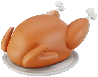 Thanksgiving 3d Illustrations Designs Images Vectors Hd Chicken 3d Illustration Png Turkey Icon For Thanksgiving