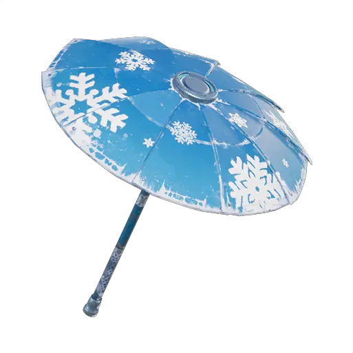 Snowflake Fortnite Gliders Fortwiz Snowflake Umbrella Fortnite Png Snowflake Emoji Png