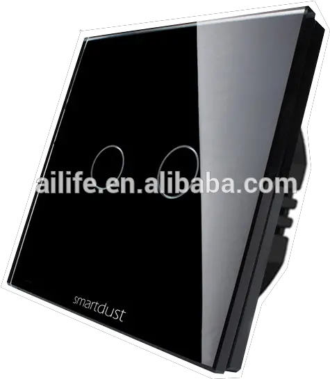 Newest Model White Glass Panel Euro 2 Gang High End Portable Png Glass Panel Png
