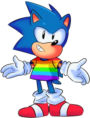 Birthday Hat Clipart Transparent Sonic The Hedgehog Gay Cartoon Png Gay Png