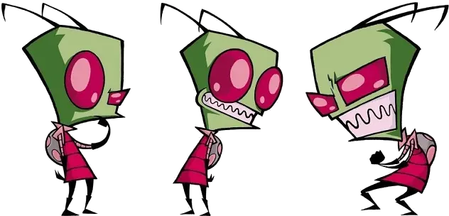 Invader Zim Returns In His Own Movie Invader Zim Cartoon Png Invader Zim Png