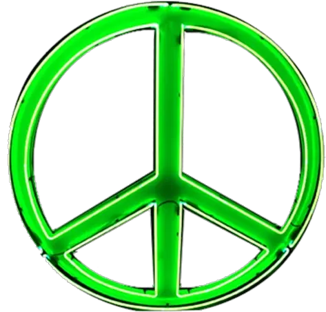 Peace Sign Neon Dark Blue Peace Sign Png Peace Sign Logo