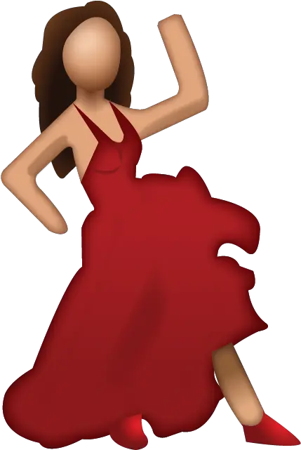 Apple Emoji Faces Pictures Download Png Island Dancing Red Dress Emoji Emoji Png Download