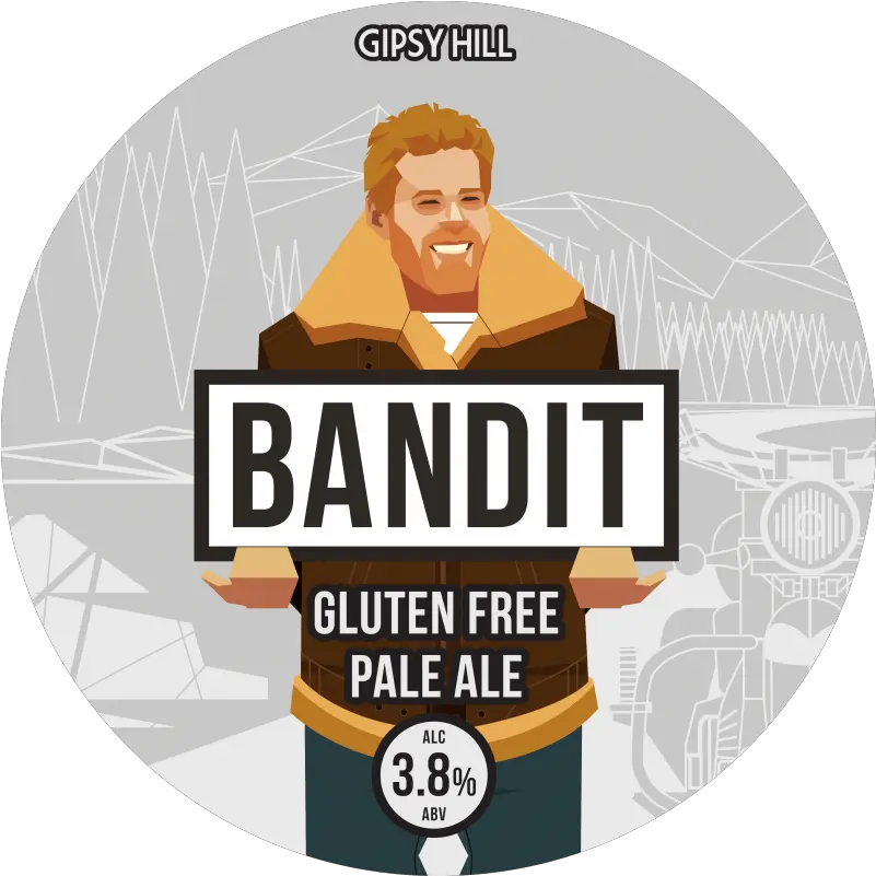 Bandit Gipsy Hill Brewing Company Gipsy Hill Bandit Gluten Free Pale Ale Png Bandit Logo