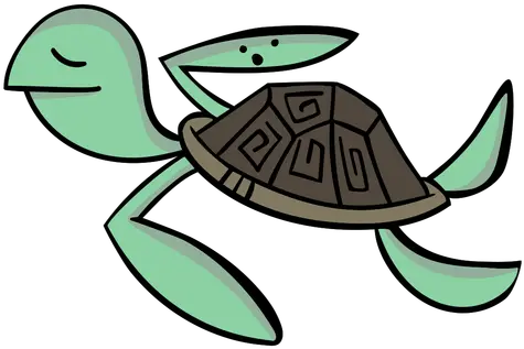 Turtle Character Stylish Cartoon Transparent Png U0026 Svg Tortuga Dibujo Png Turtle Transparent