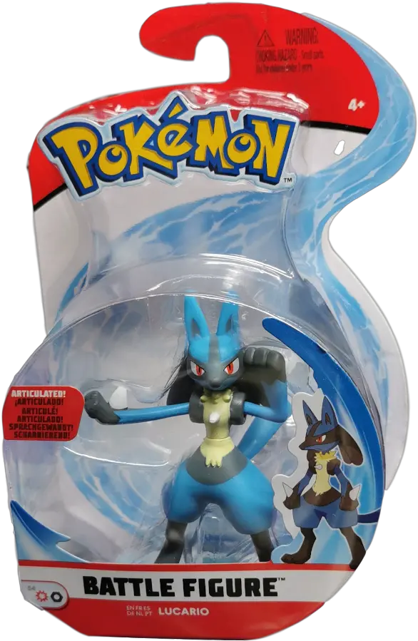 Pokemon Battle Figure Lucario Trois Pokemon Figurine Png Lucario Transparent