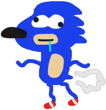 Hyuck Hyuckles Dont Wanna See Poorly Drawn Cartoon Characters Png Sanic Png