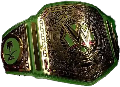 Wwe Greatest Royal Rumble Championship Wwe Green Championship Belt Png Royal Rumble Logo