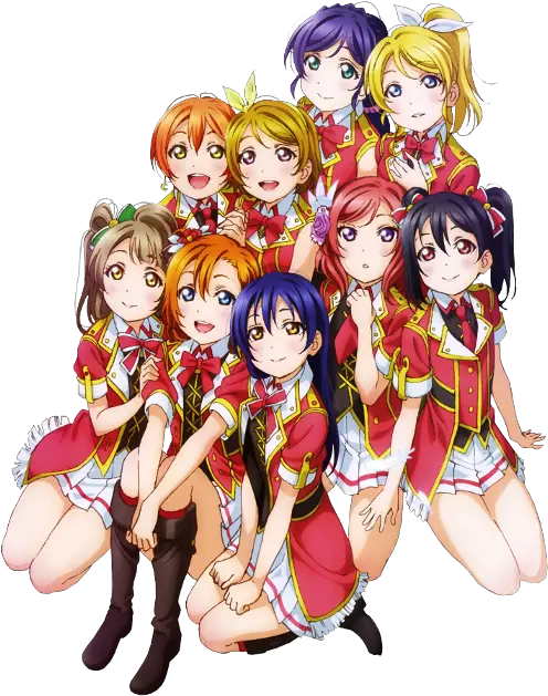 Love Live Muse Png 1 Image Muse Love Live Girls Love Live Png