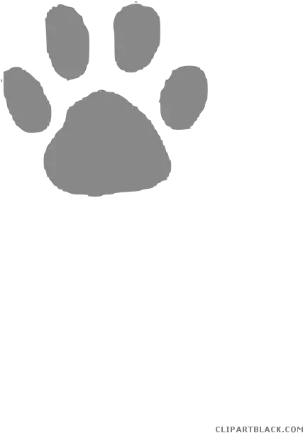 Paw Print Animal Free Black White Clipart Images Red Paw Print Clip Art Png Wolf Paw Png