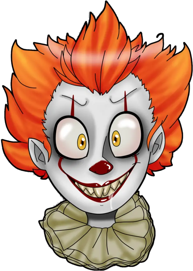 Library Of It A Coisa Clipart Free Png Pennywise Fan Art Cute Pennywise Transparent