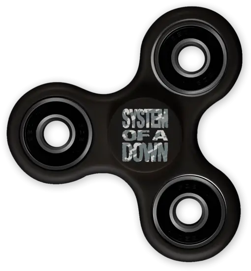 Black Fidget Spinner Transparent Images Png System Of A System Of A Down Fidget Spinners Png