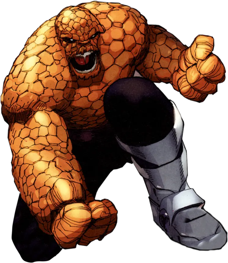 The Thing Vs Iron Fist And Luke Cage Fantastic Four Dwayne Johnson Thing Png Luke Cage Png