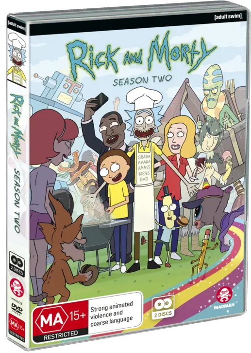 Rick And Morty Season 2 Dvd Png Rick And Morty Png