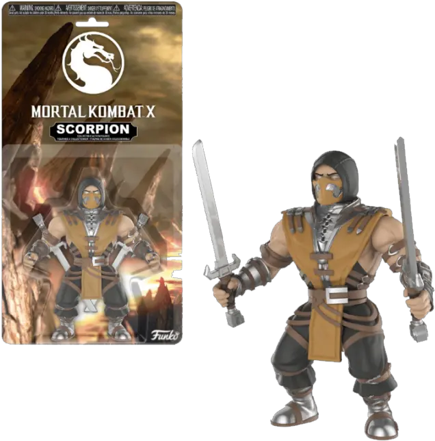 Funko Action Figure Mortal Kombat Scorpion Png Scorpion Mortal Kombat Png