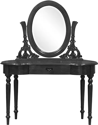 Vanity Transparent Background Png Mart Black Dressing Table Ikea Mirror Transparent Background